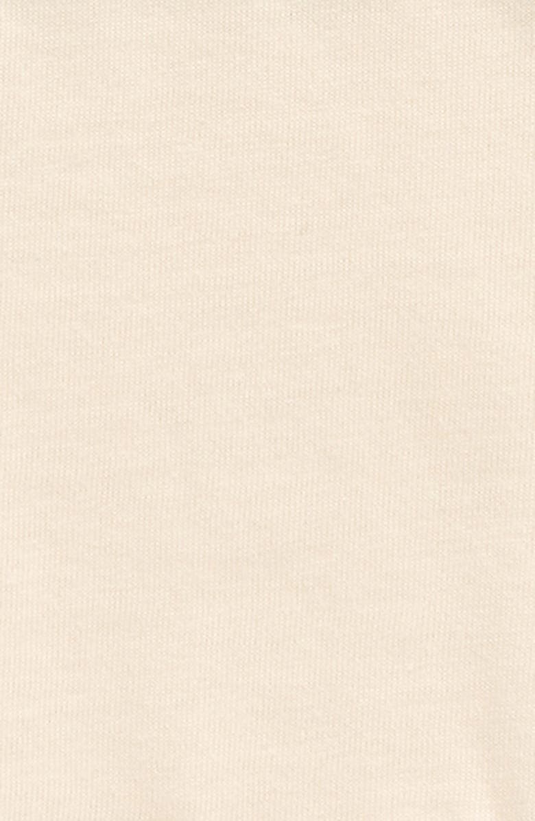 POLISHED PRINTS Hi I'm New Here Organic Cotton Bodysuit, Alternate, color, Natural