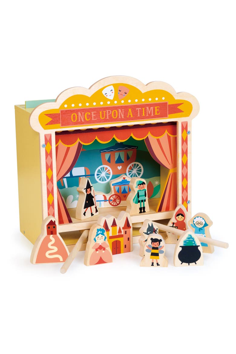 Wooden Tabletop Theatre, Main, color, Multi-color