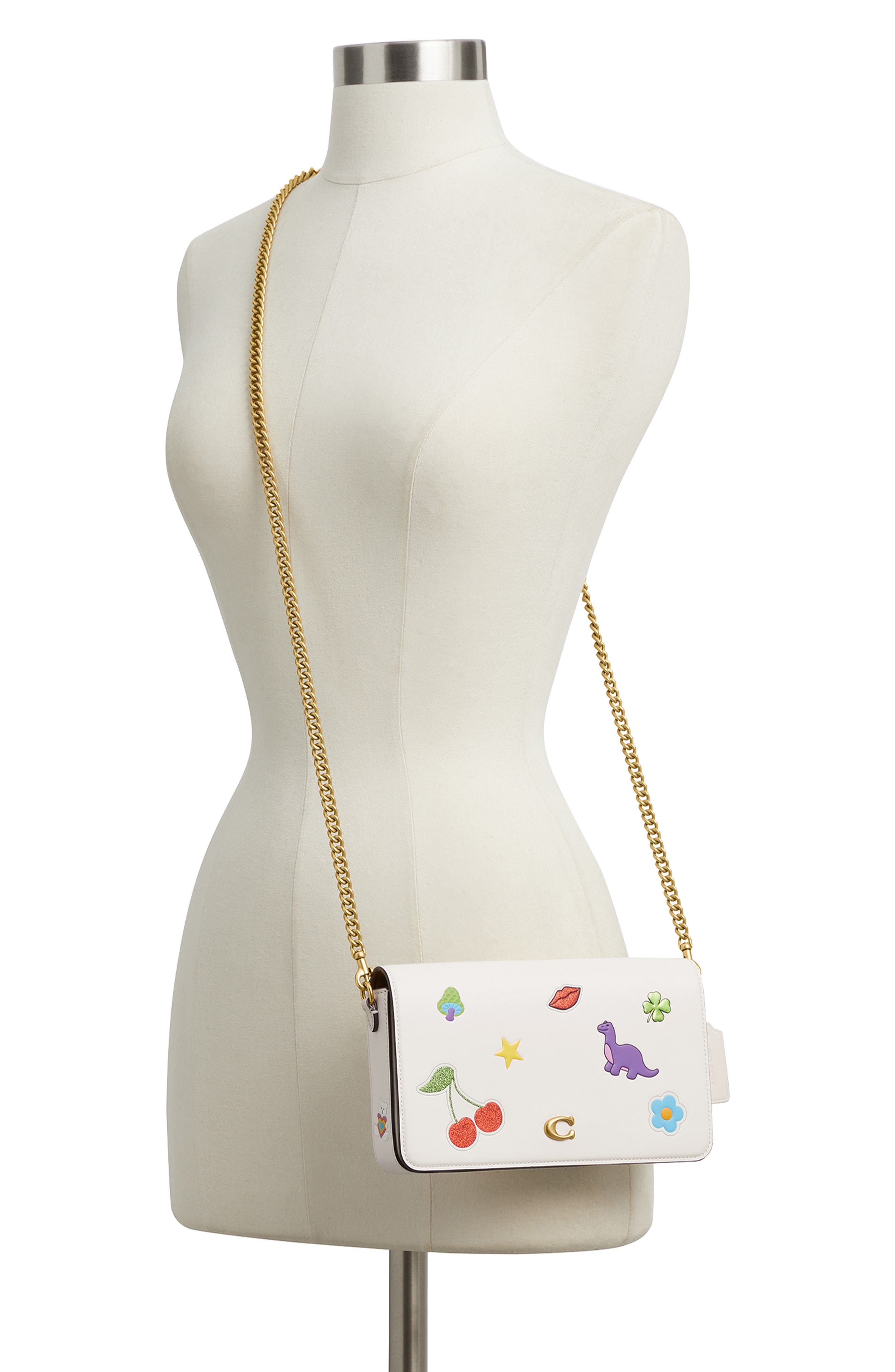 COACH Mila Leather Crossbody Bag, Alternate, color, 