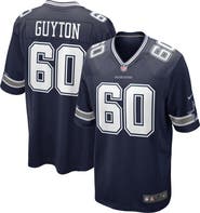 Nike Men's Nike Tyler Guyton Navy Dallas Cowboys  Player Game Jersey