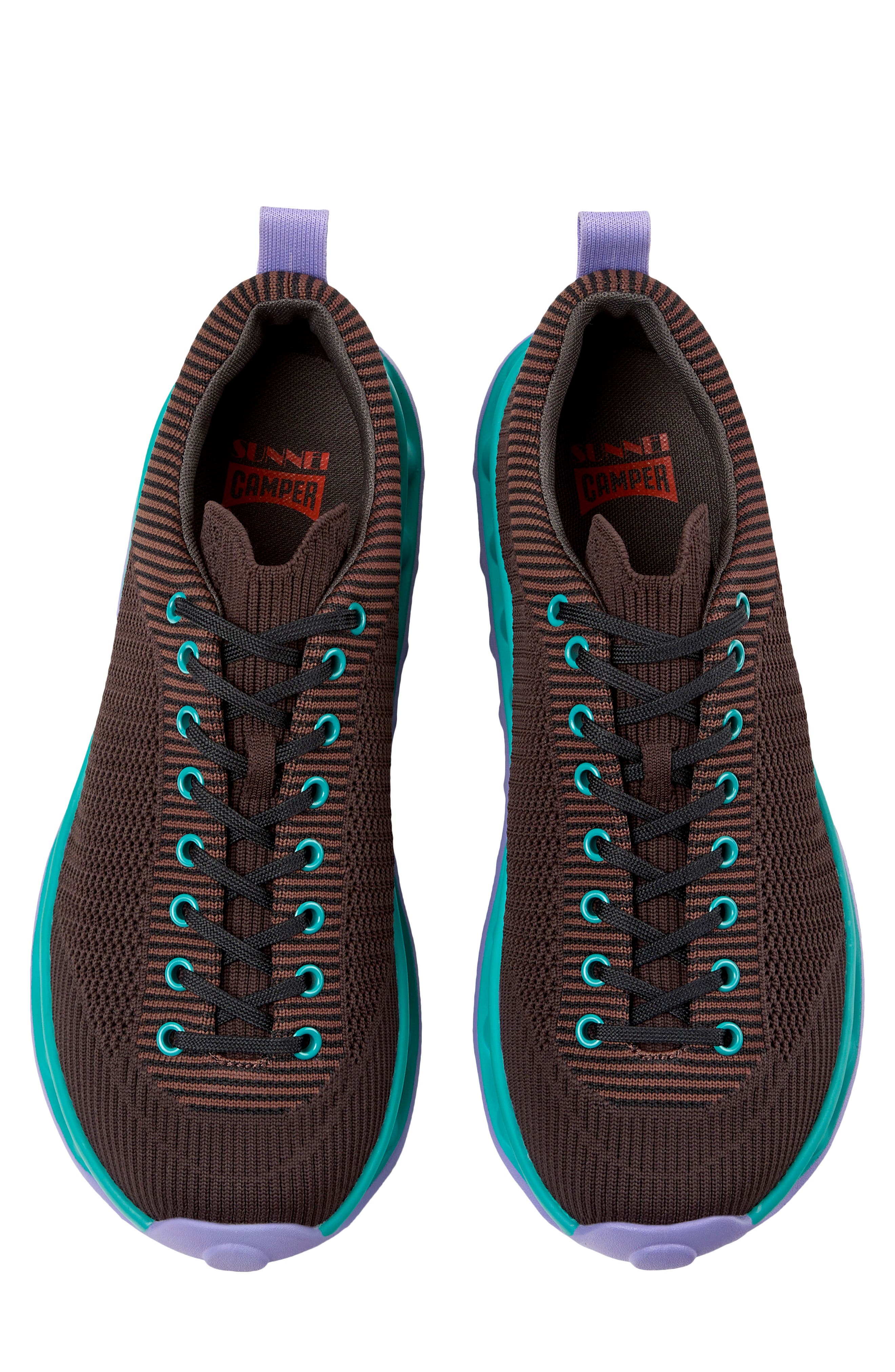 Camper x Sunnei Pelotissima Sneaker, Alternate, color, Multi Brown