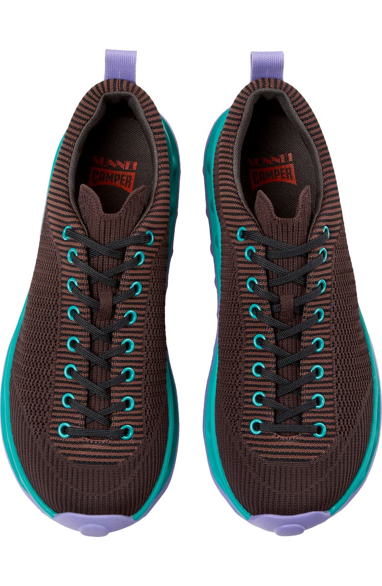 Camper x Sunnei Pelotissima Sneaker, Alternate, color, Multi Brown