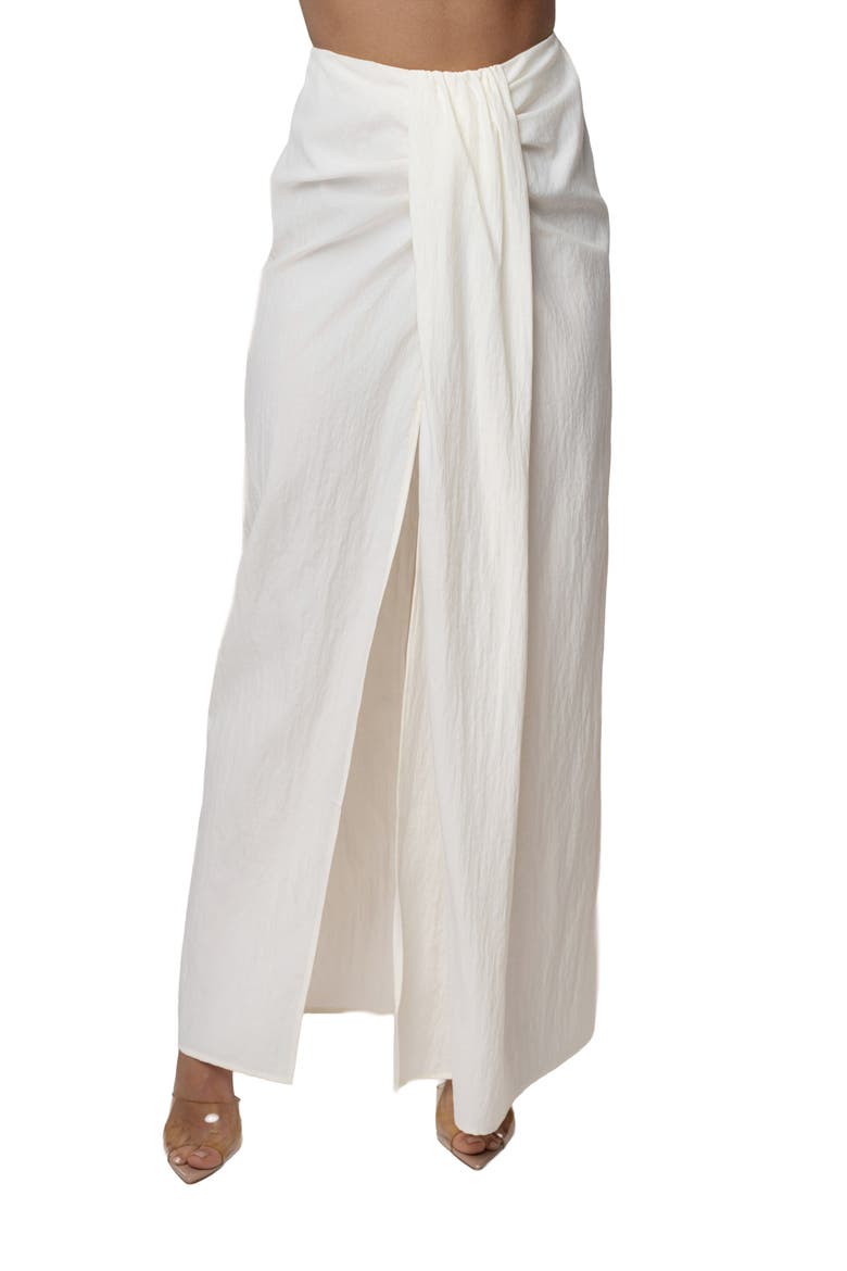 Flowing Elegance Maxi Skirt, Main, color, Ivory