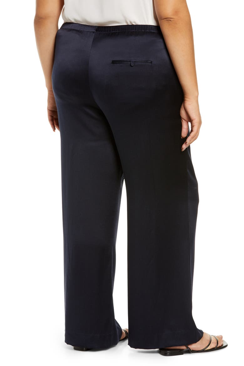 Silk Drawstring Pants, Alternate, color, COASTAL
