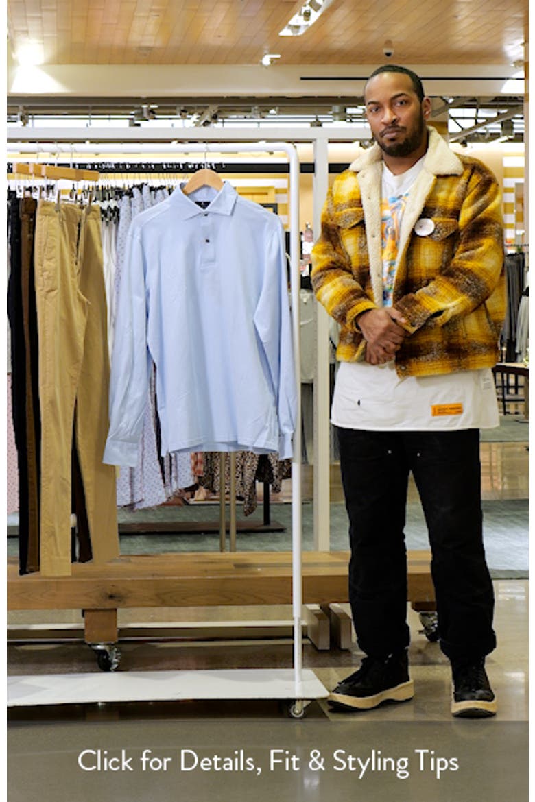 Jacquard Luxe Long Sleeve Polo video
