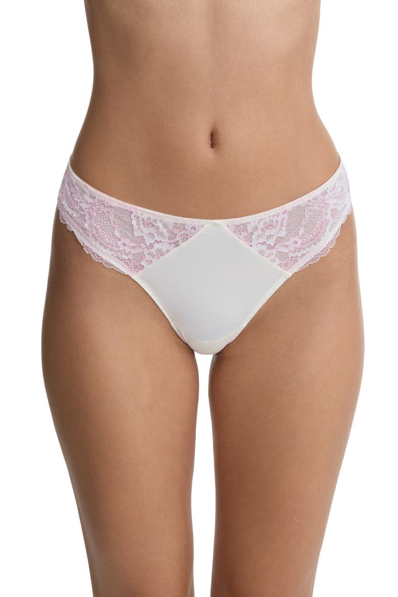 Minx Thong, Main, color, WHIPPED CREAM/ LILAC PINK
