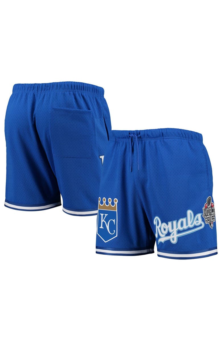 PRO STANDARD Men's Pro Standard Royal Kansas City Royals 2015 World Series Mesh Shorts, Main, color, Royal