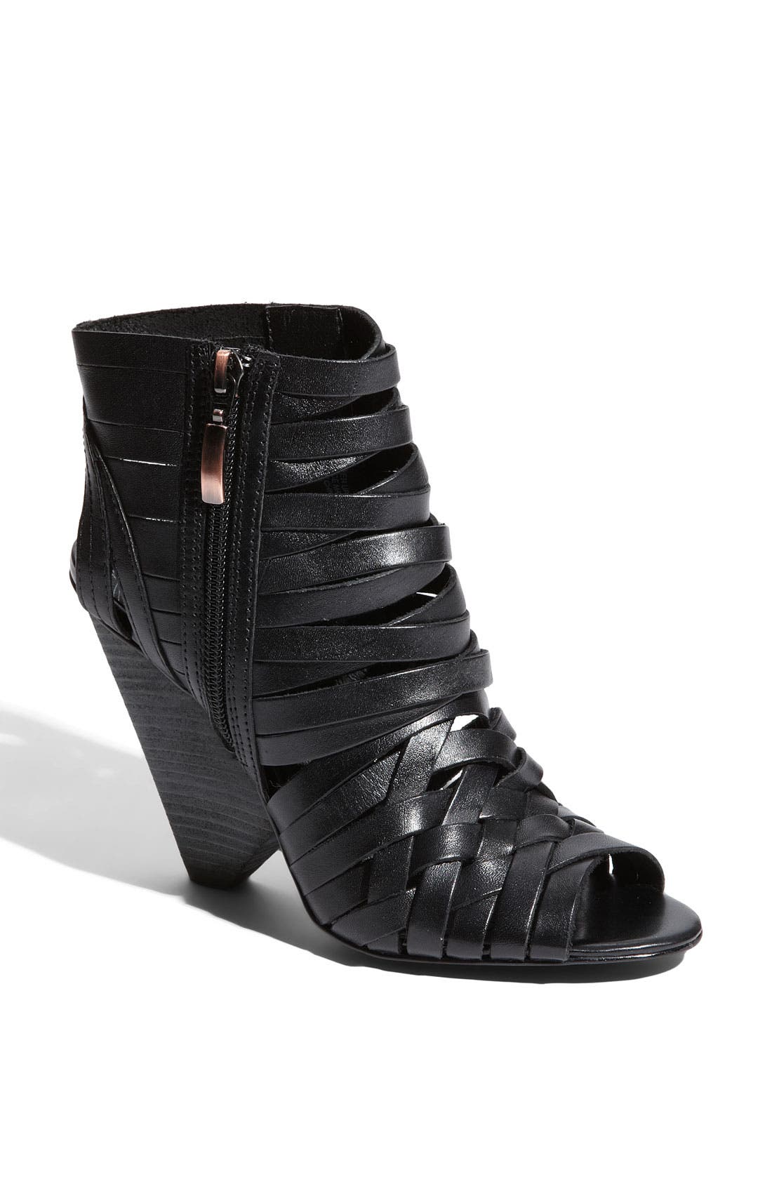 'Neda' Sandal, Main, color, BLACK