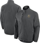 FANATICS Men's Fanatics Gray Vegas Golden Knights Authentic Pro Rink Coaches Full-Zip Jacket