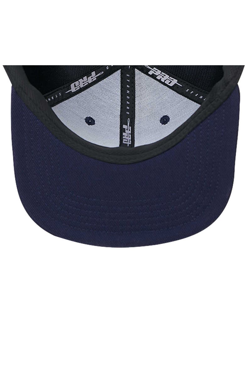 PRO STANDARD Men's Pro Standard  Navy Howard Bison Evergreen Mascot Snapback Hat, Alternate, color, 