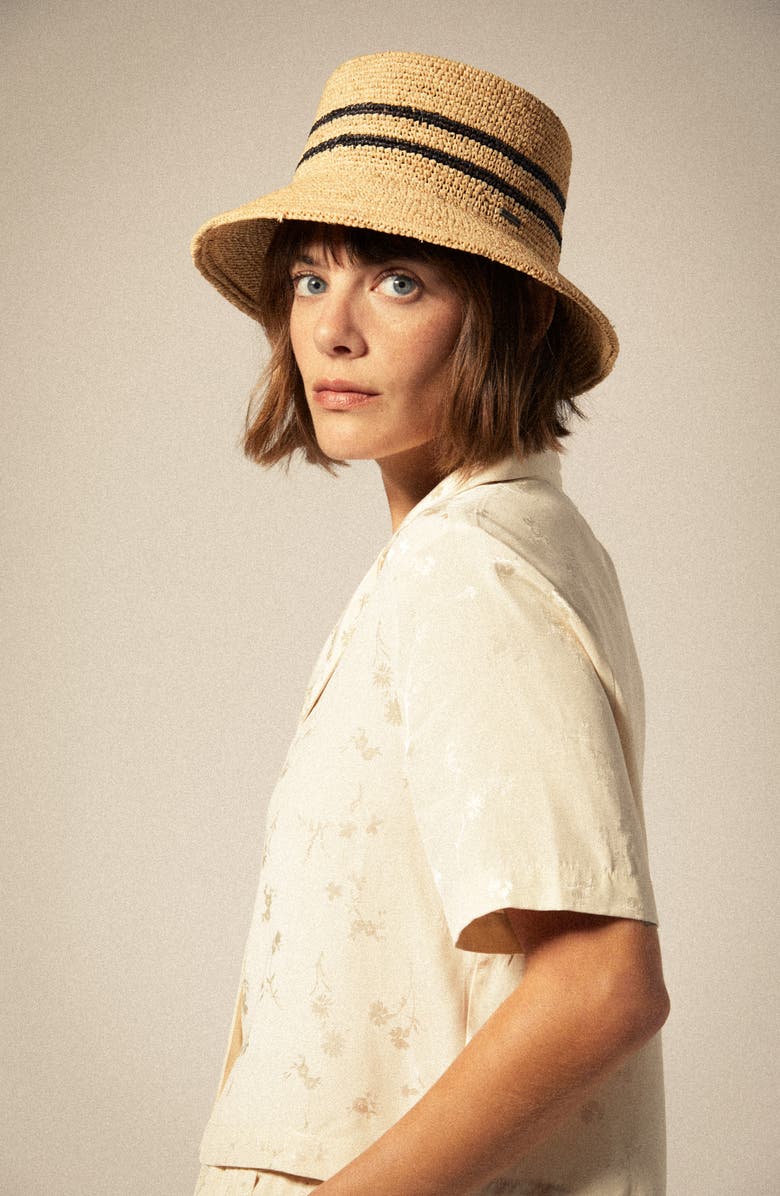 Brixton Floral Jacquard Camp Shirt, Main, color, Whitecap Floral Jacquard