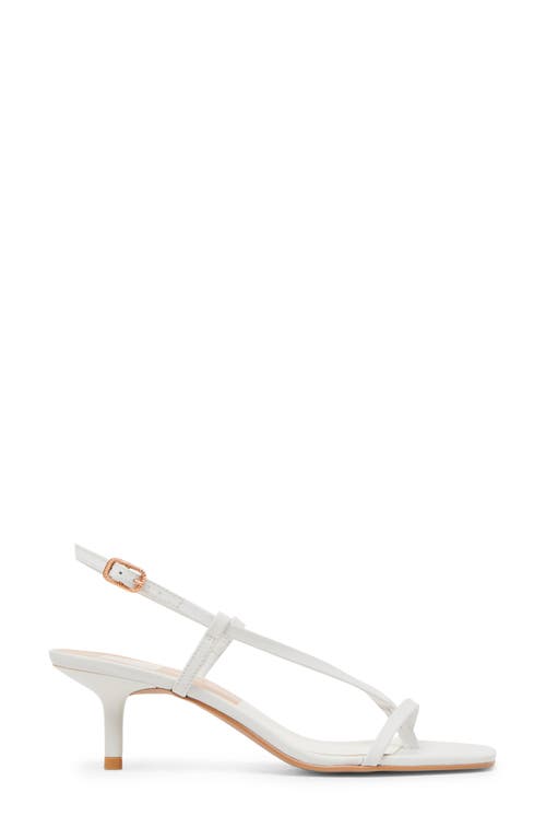 Dolce Vita Laury Strappy Sandal In True White Leather