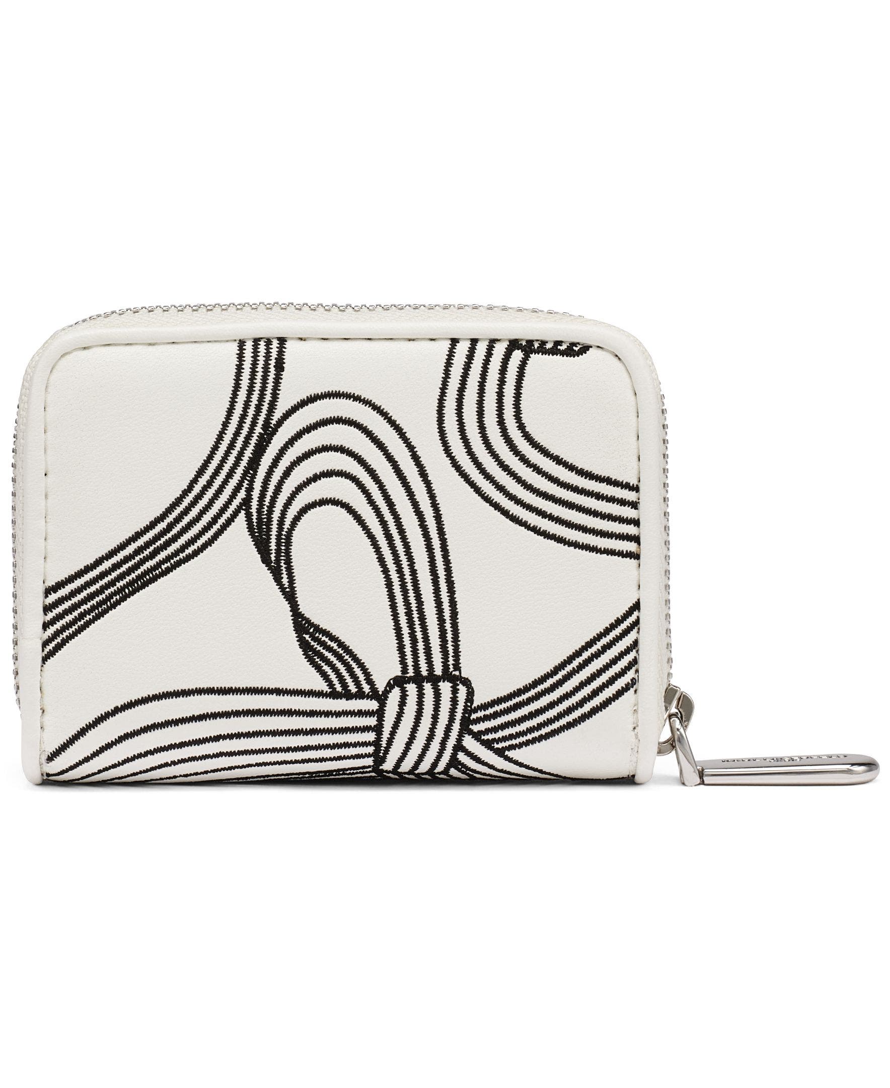 KARL LAGERFELD PARIS Maybelle Wallet, Alternate, color, White/Black Print