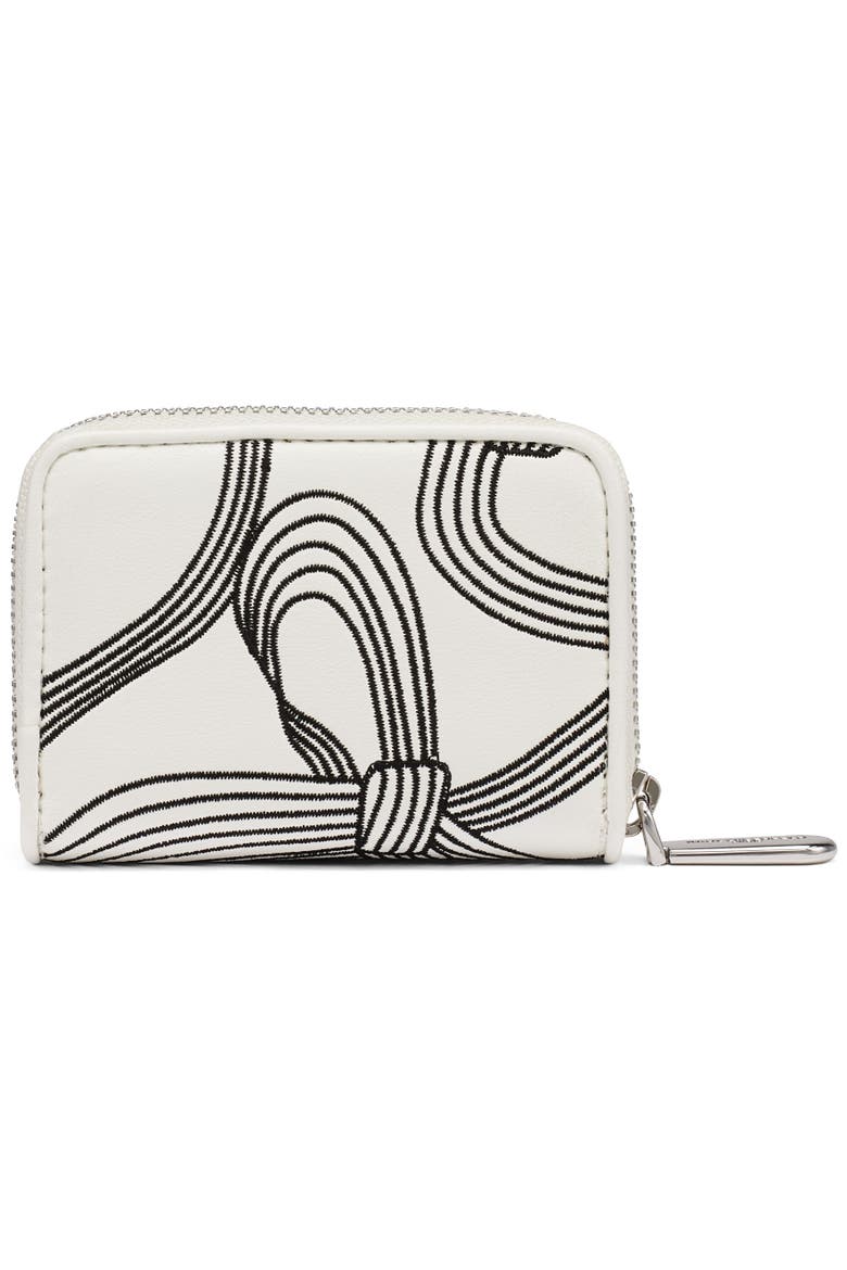 Maybelle Wallet, Alternate, color, White/Black Print