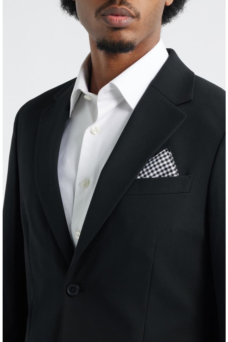 Slim Fit Solid Stretch Suit Jacket, Alternate, color, BLACK