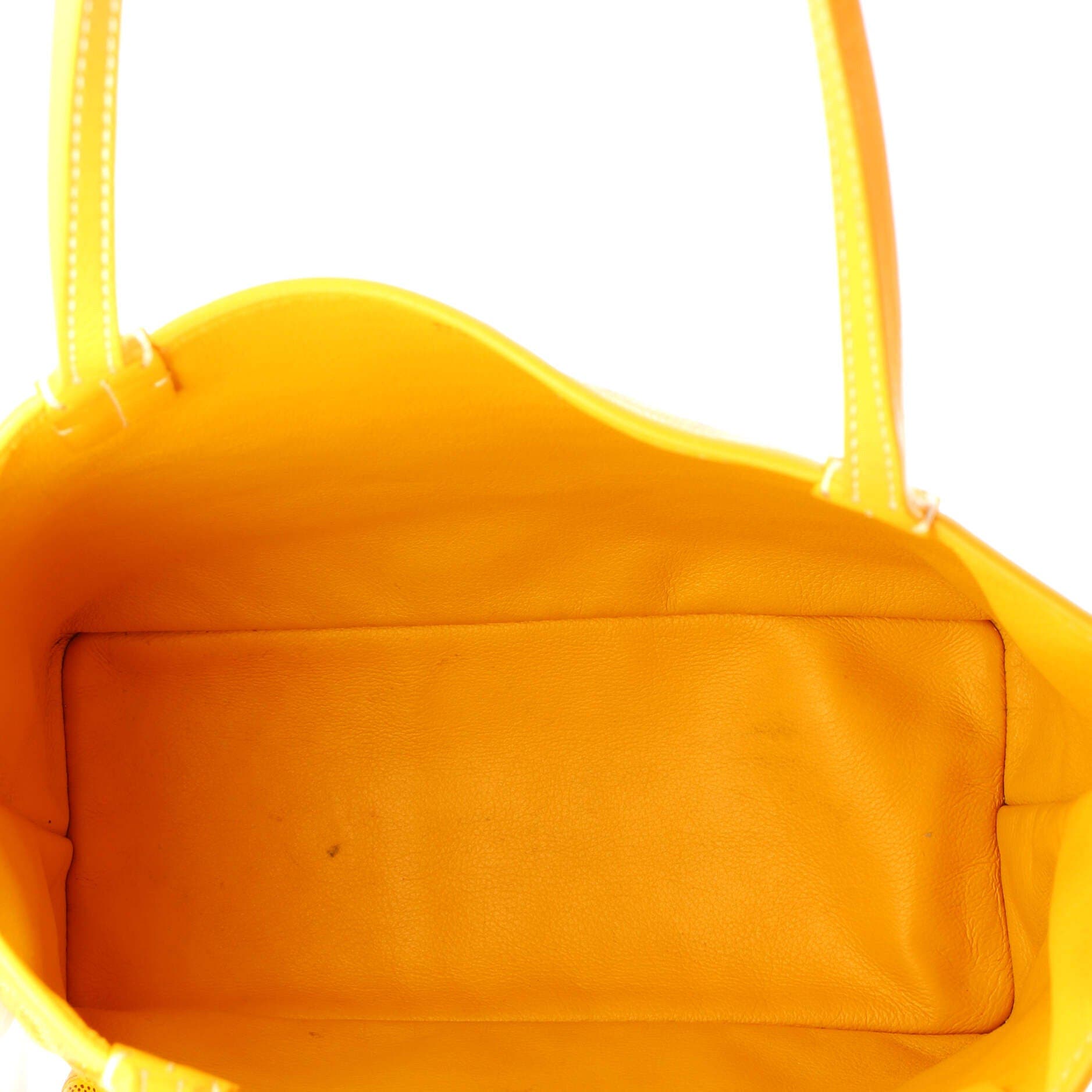 Pre-Owned Goyard Anjou Reversible Tote Coated Canvas Mini, Alternate, color, Orange