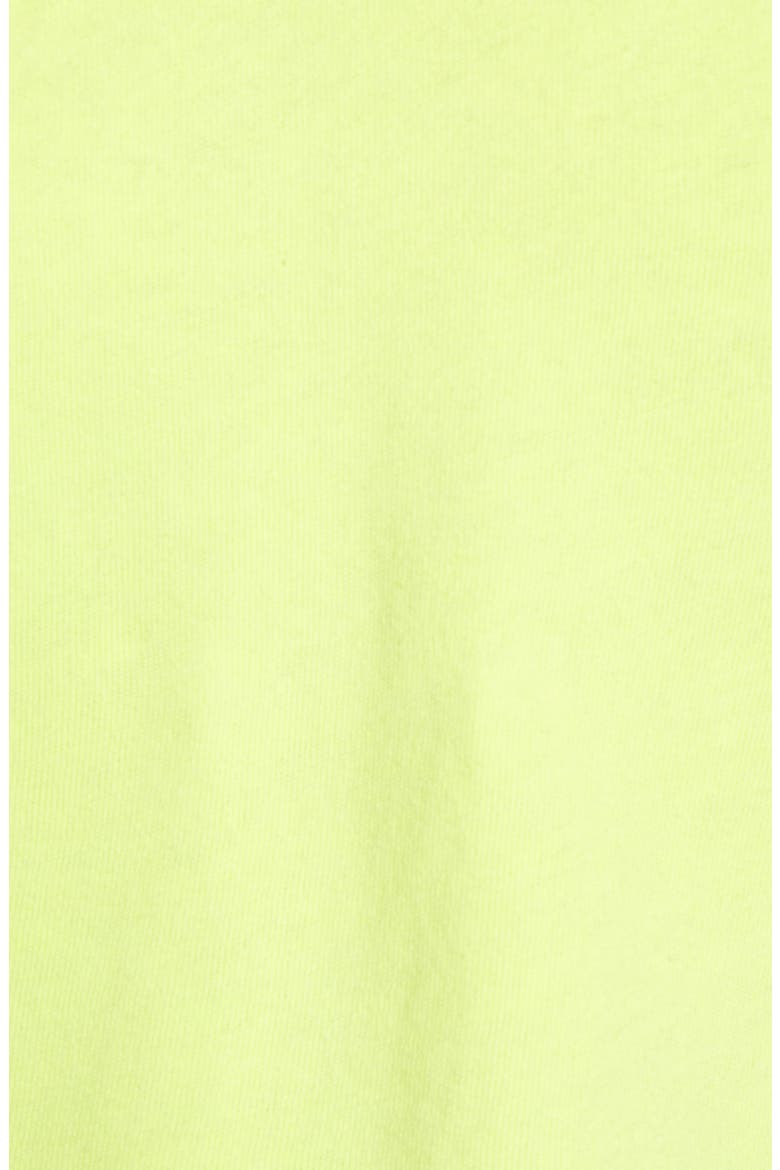 Raw Edge Sweatshirt, Alternate, color, NEON YELLOW