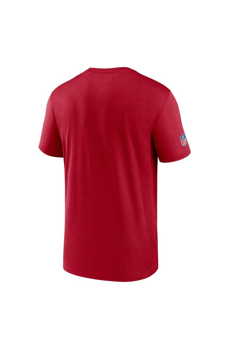 Nike Men's Nike Red Houston Texans Sideline Infograph Performance T-Shirt, Alternate, color, 