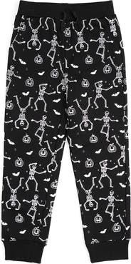 Sweet Wink Glow In The Dark Silly Skelly Halloween Jogger