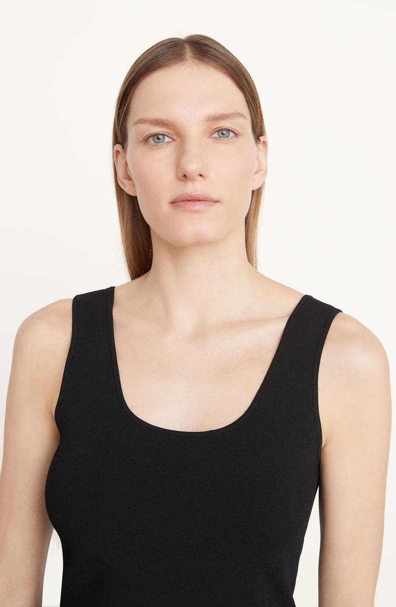 Vince Scoop Neck Tank, Alternate, color, Black