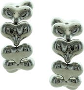 OLIVIA WELLES Trella Heart Hoop Earrings