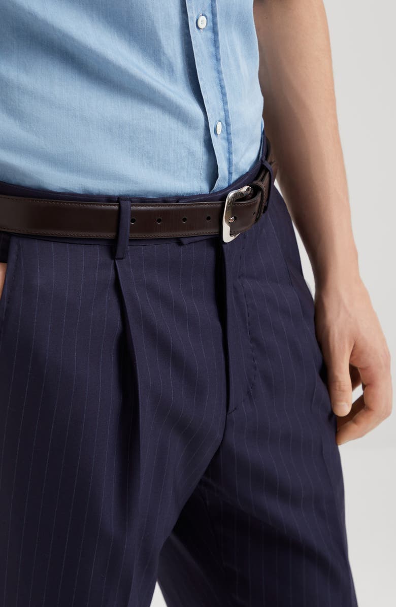 Brunello Cucinelli Chalk stripe trousers, Alternate, color, 