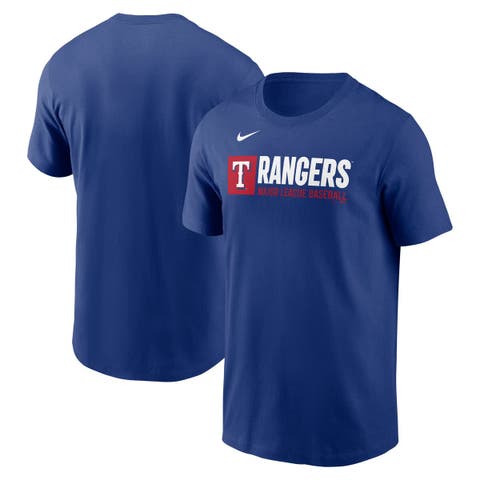 Men's Nike  Royal Texas Rangers Team Block T-Shirt