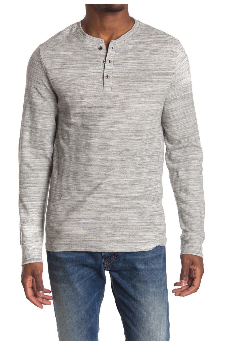 PX Space Dye Long Sleeve Henley, Main, color, 