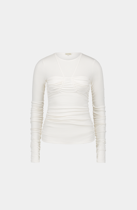 Blanche Fitted Jersey Bra Top
