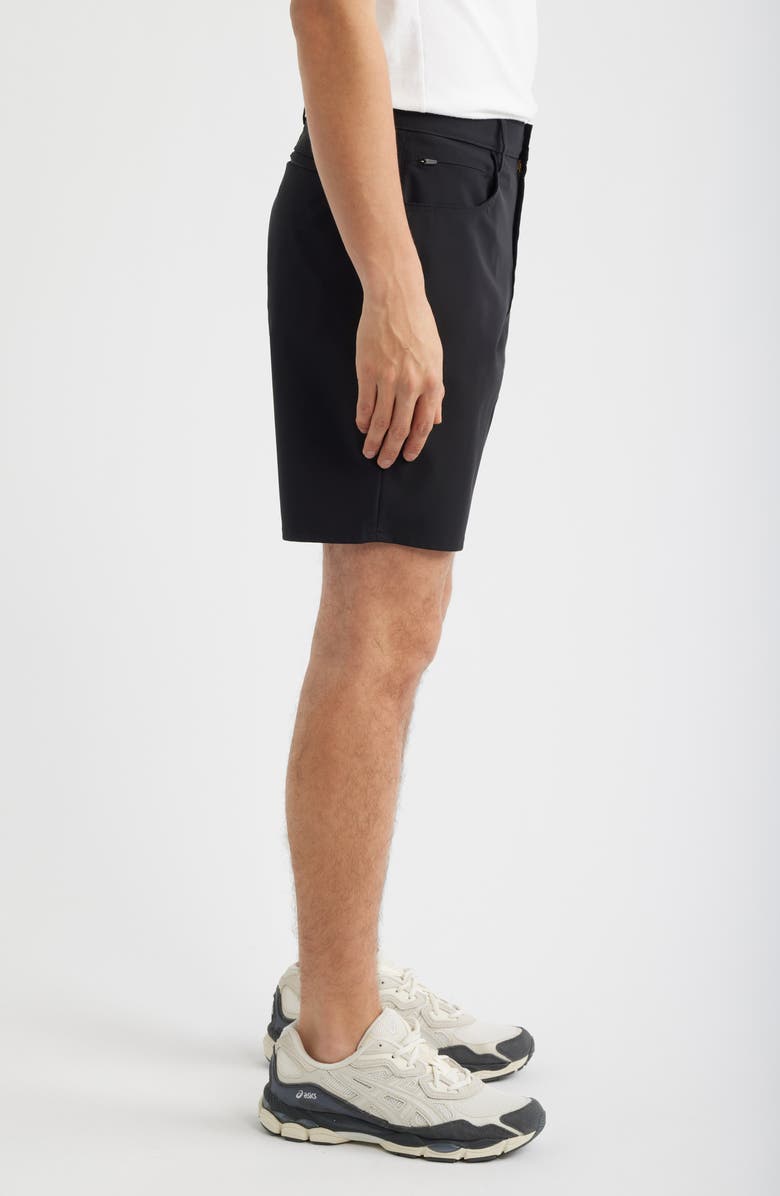 AG Bay Athletic Fit Airluxe<sup>™</sup> Dobby Shorts, Alternate, color, True Black