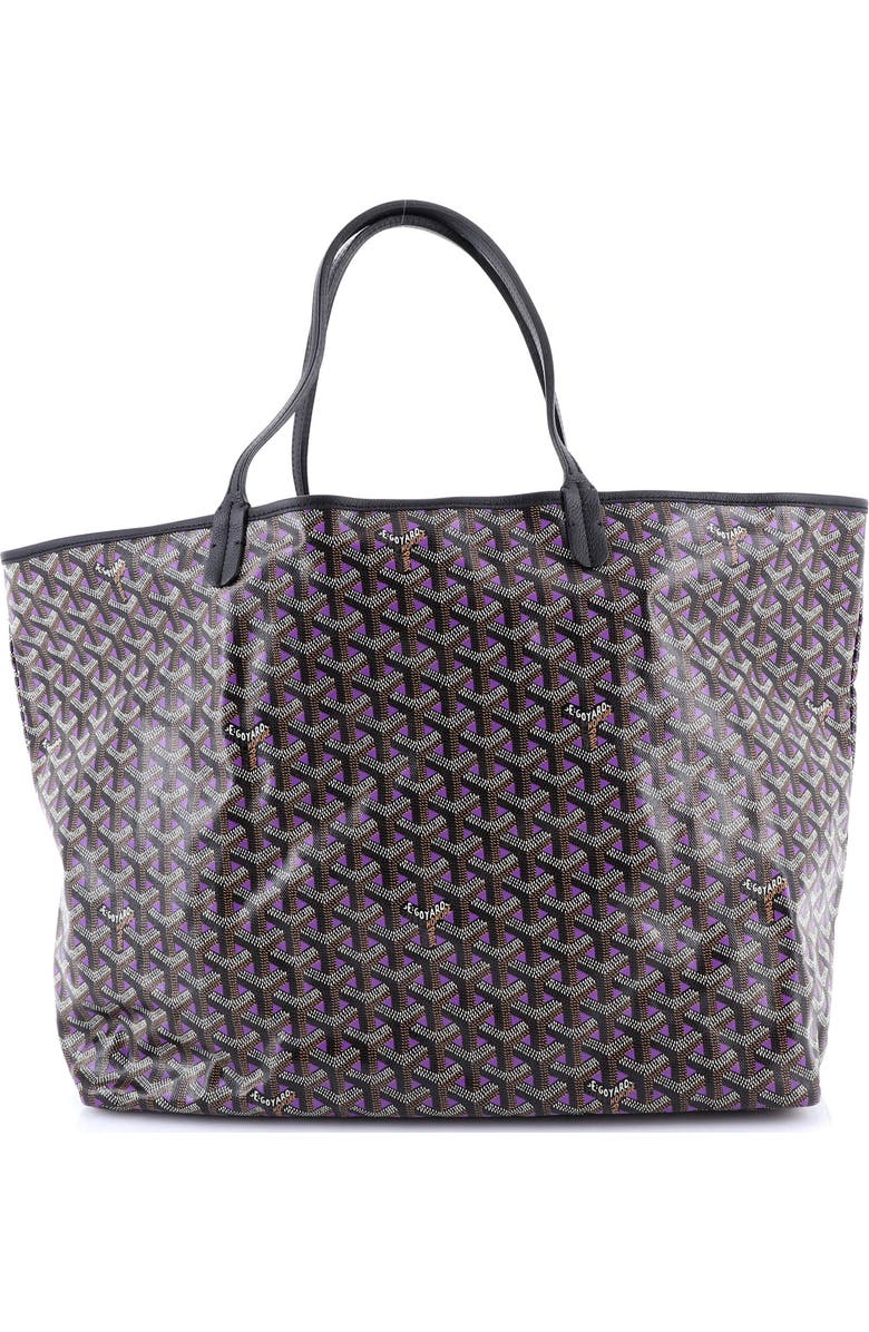 Pre-Owned Goyard Saint Louis Tote Claire Voie Coated Canvas GM, Main, color,