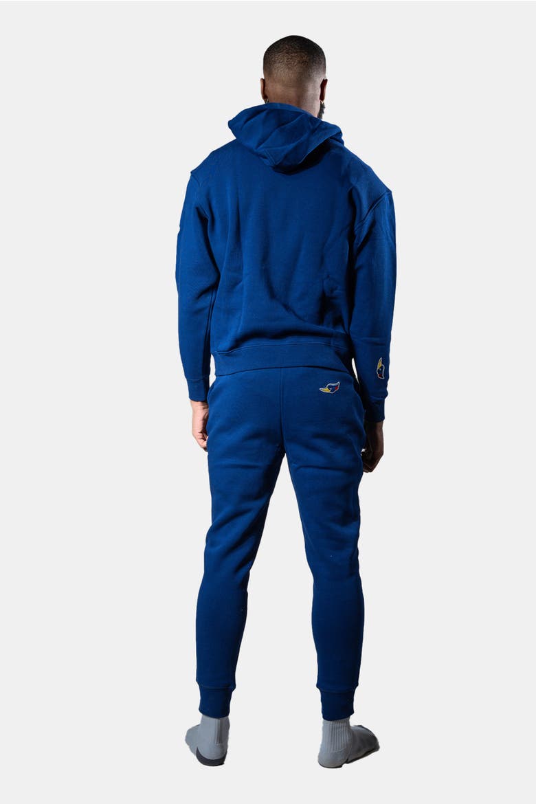 Unisex Cotton Sweatsuit, Alternate, color, NAVY