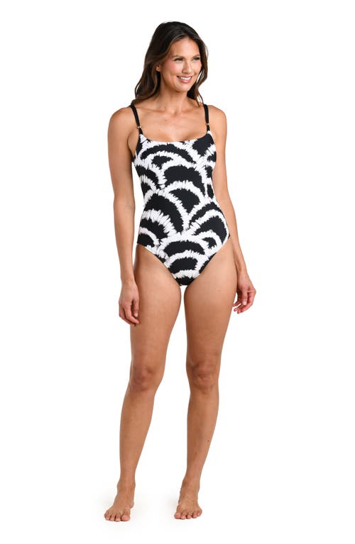 La Blanca Shadows Linger One-piece Swimsuit In Black