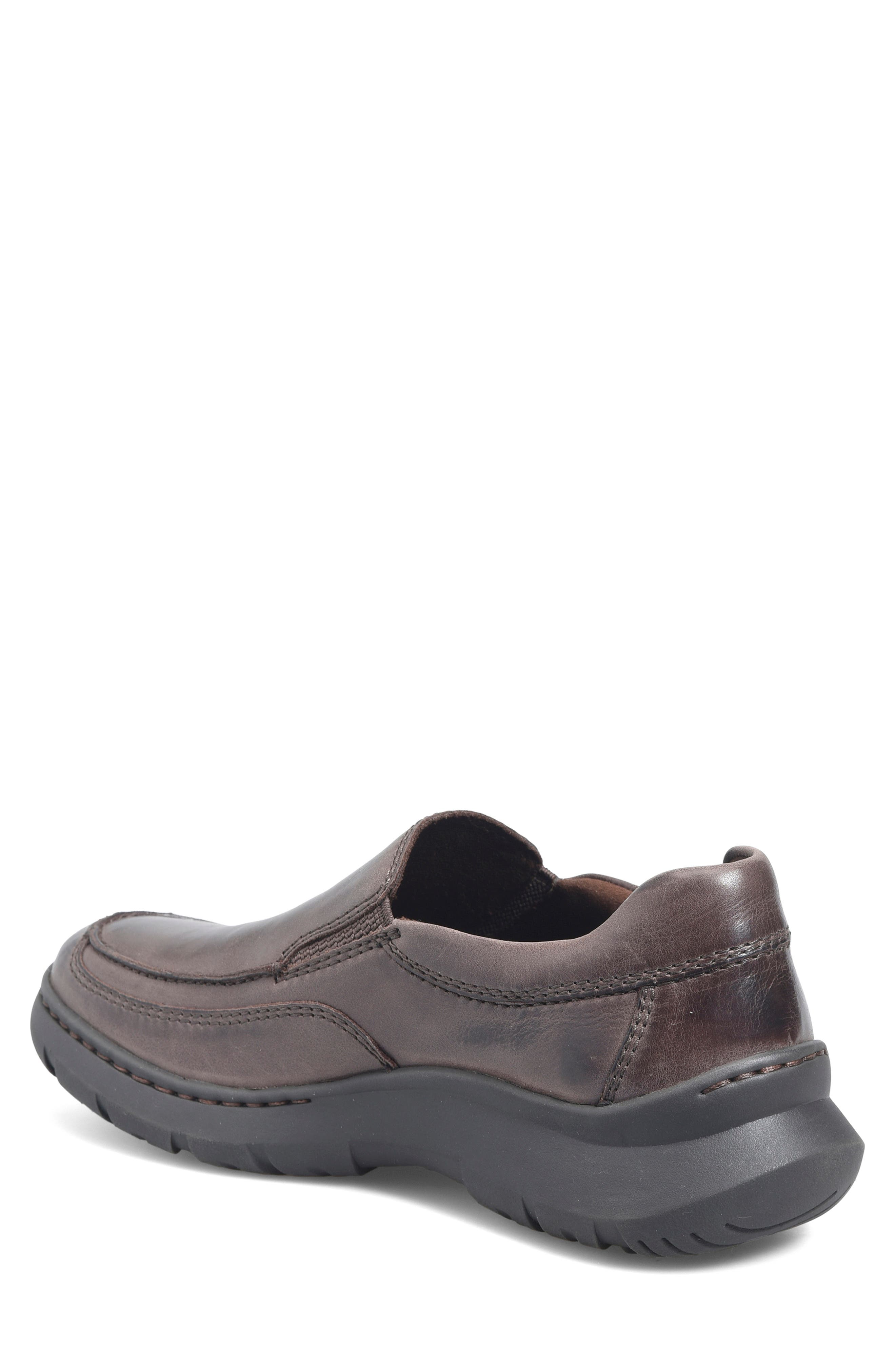 Børn Cambridge Slip-On Sneaker, Alternate, color, Dark Brown Leather