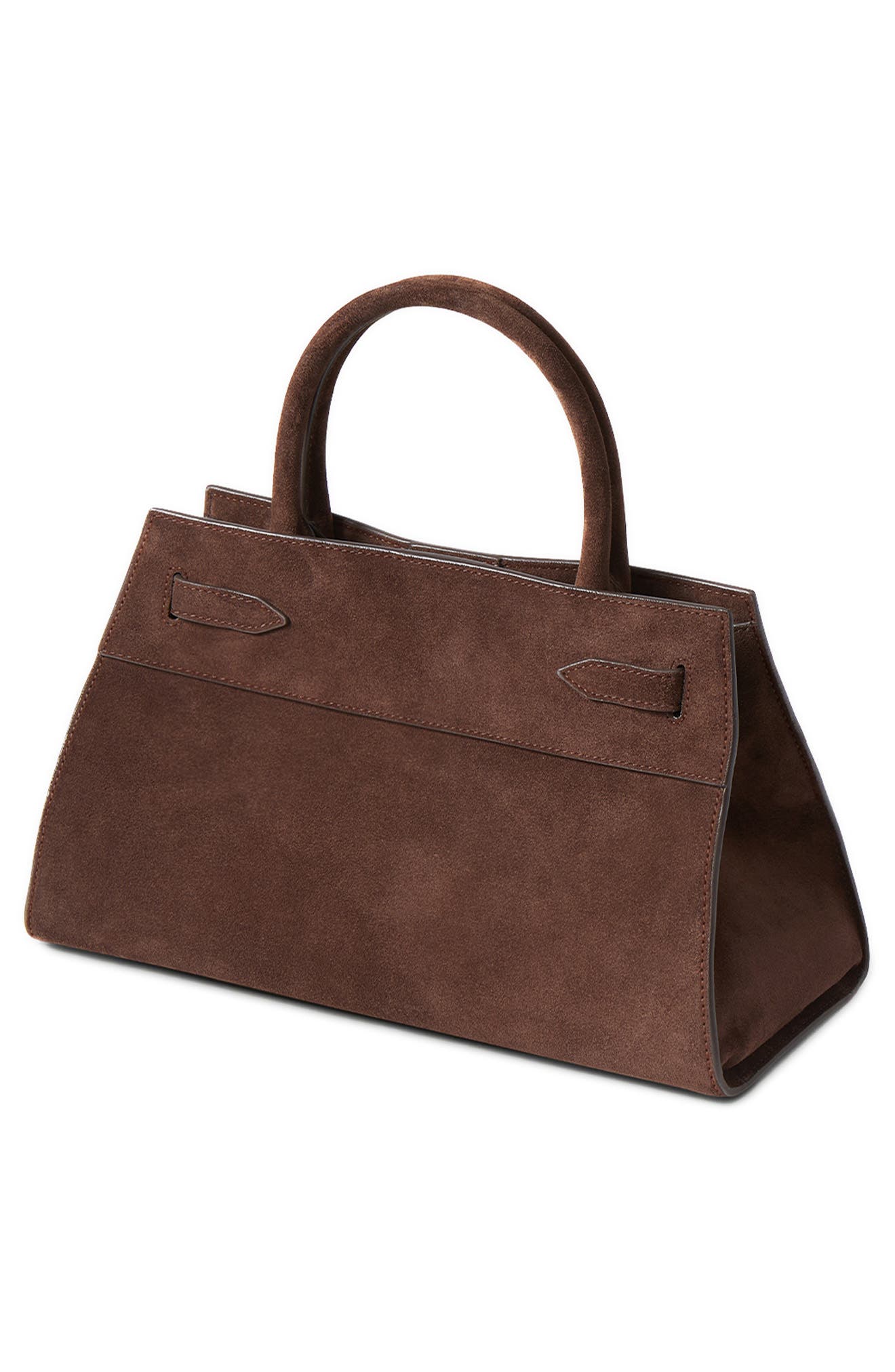 Dash Suede Handbag, Alternate, color, ESPRESSO