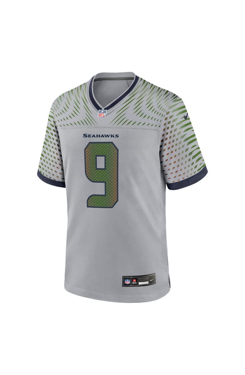 Nike Men's Nike Kenneth Walker III Wolf Gray Seattle Seahawks 2025 Rivalries Collection Game Jersey, Alternate, color, Gray
