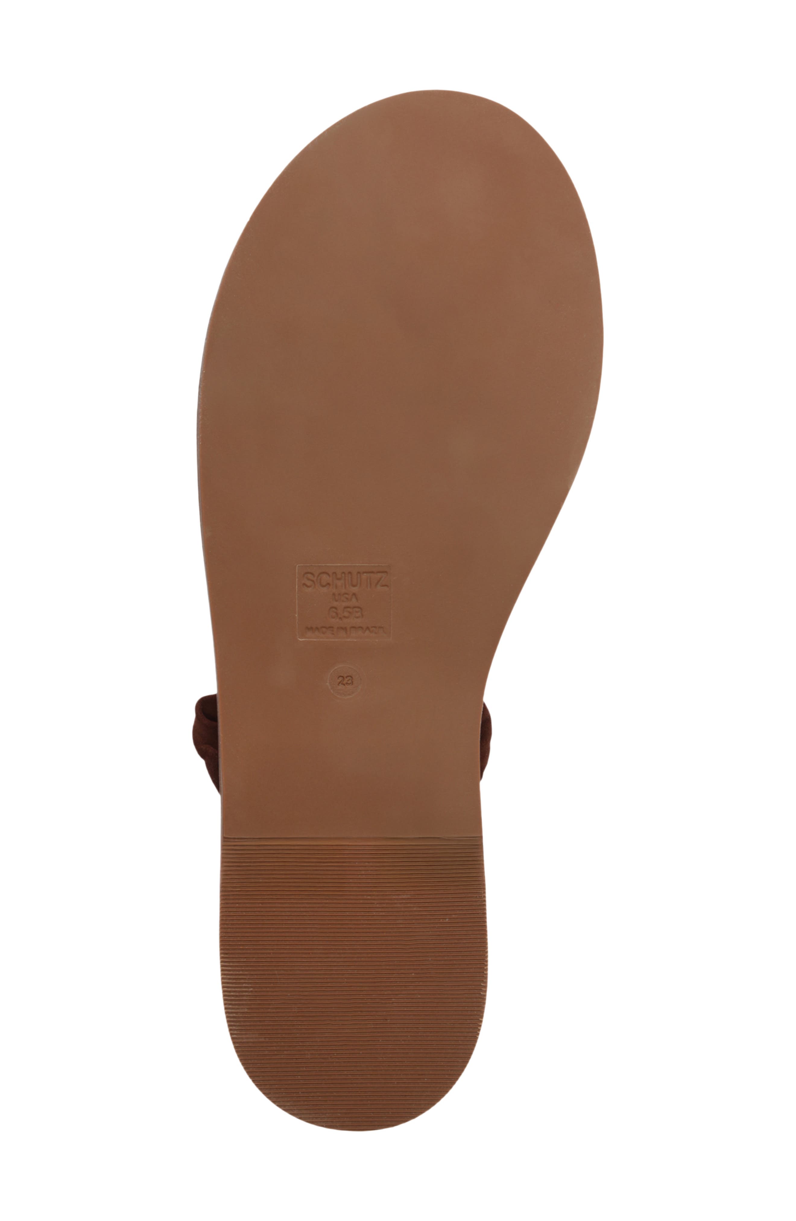 Schutz Camellia Slingback Sandal, Alternate, color, Root Brown