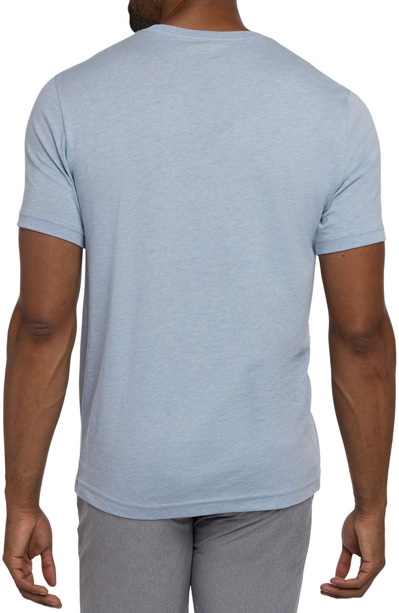 TravisMathew Travis Mathew Caddy Day Graphic T-Shirt, Alternate, color, Heather Bel Air Blue