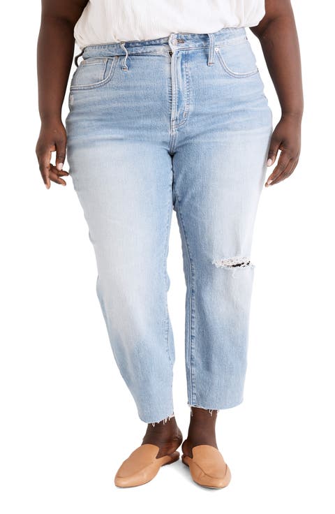 The Curvy Perfect Jeans (Coney Wash) (Plus)