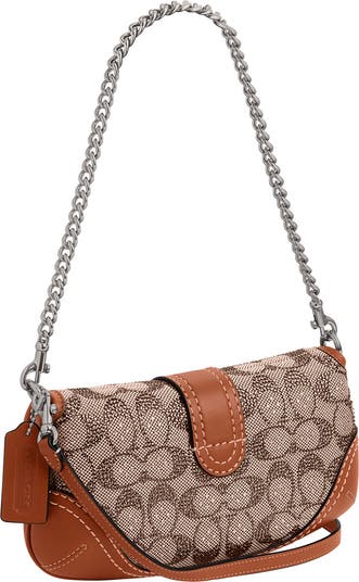 Soho 25 Crystal Signature Jacquard Shoulder Bag