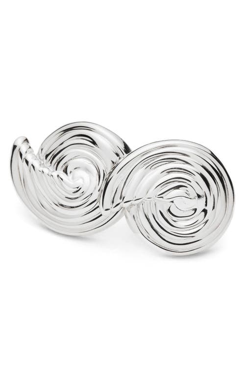 Missoma Small Spiral Stud Earrings In Metallic
