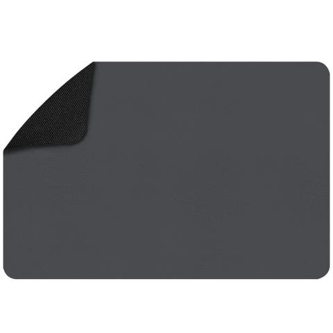 Dish Drying Mat, 24x16 Inches, Dark Gray, Super Water Absorbent, Quick Dry