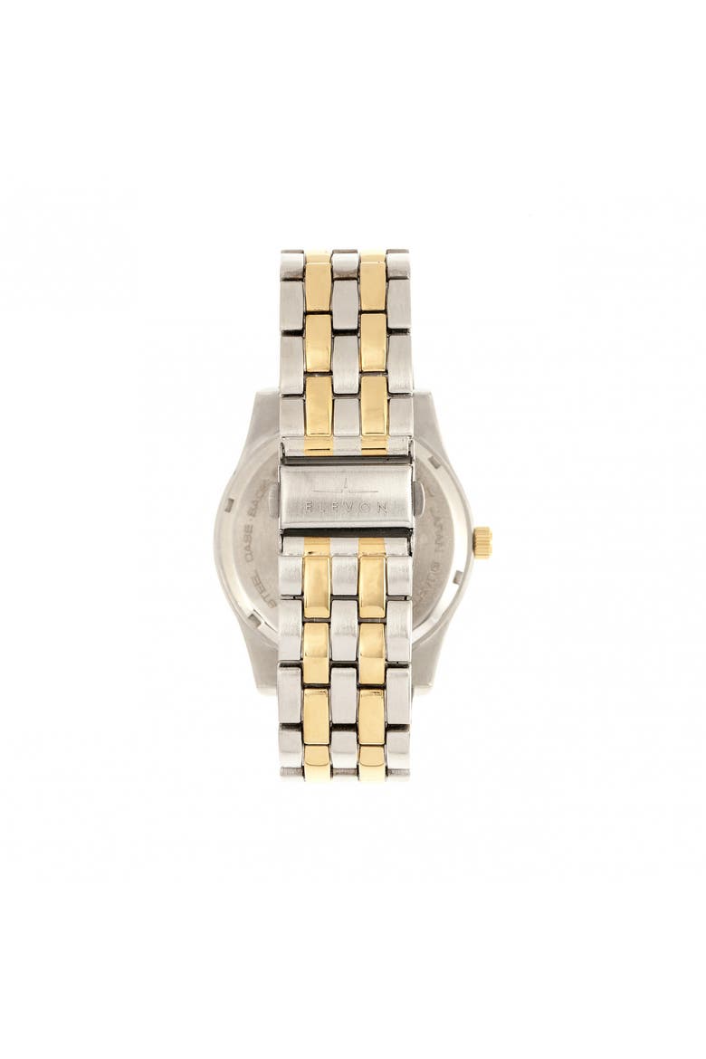 Garrison Bracelet Watch w/Date, Alternate, color, Gold/White
