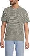 Lands' End Short Sleeve Cotton Linen Tee