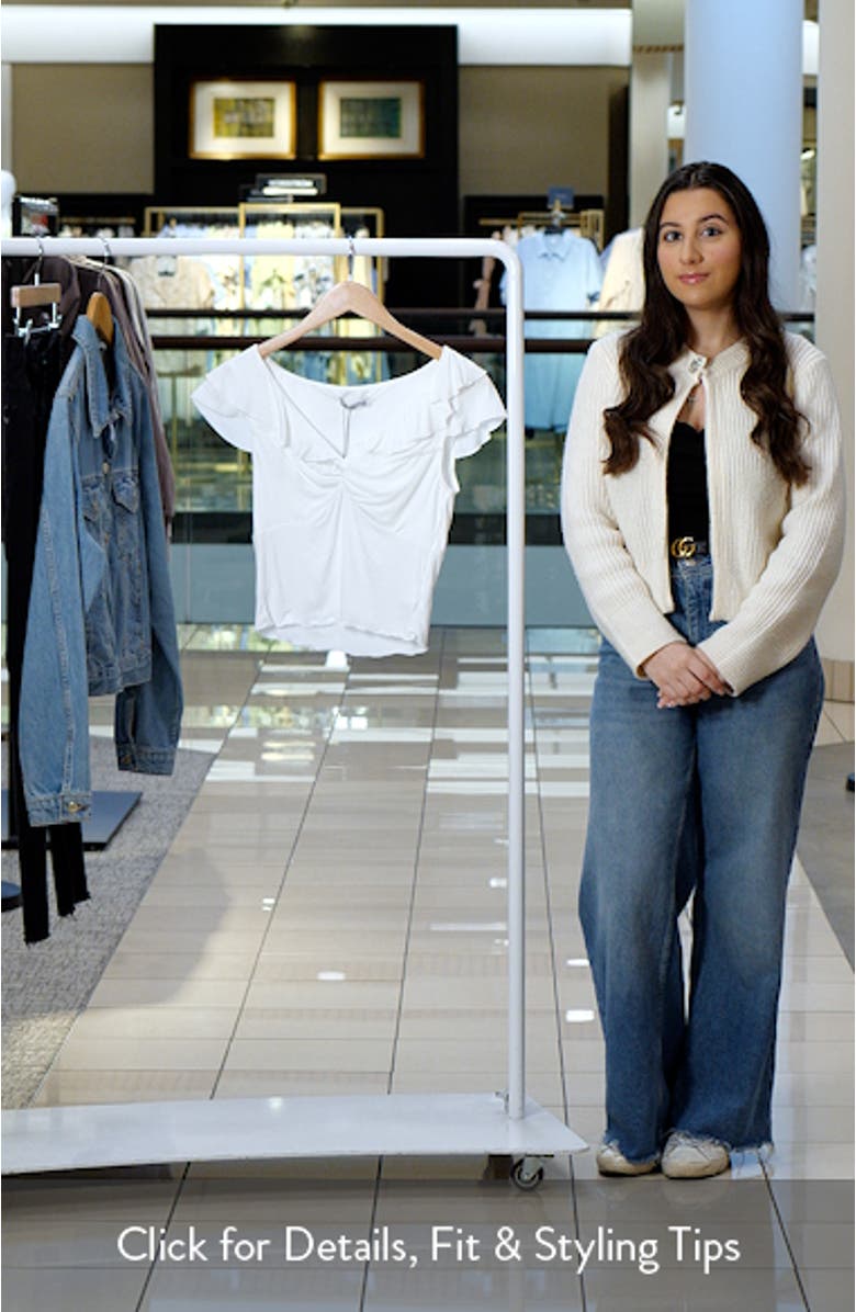 Say Nothing Ruffle Top, sales video thumbnail