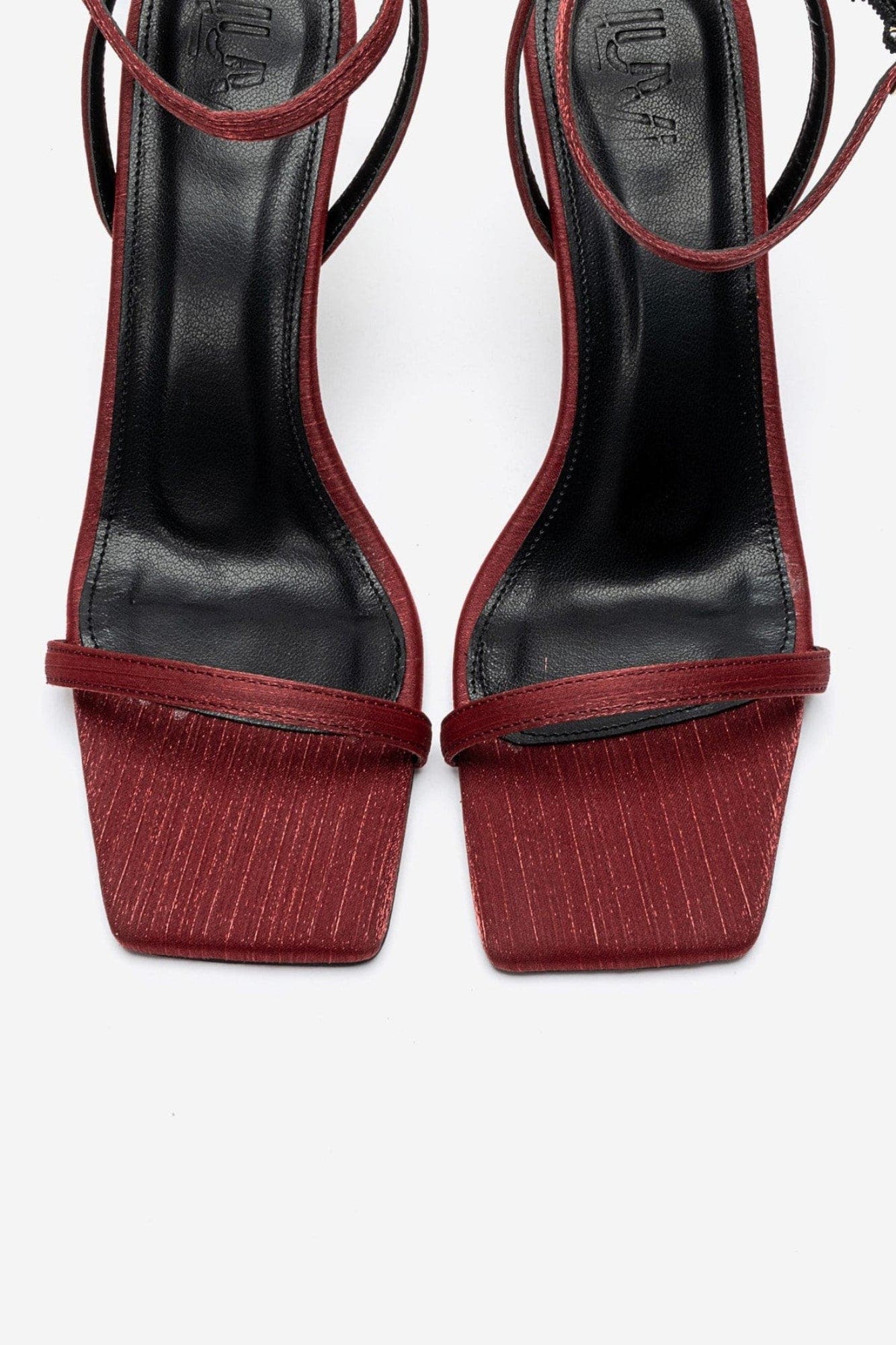 Sone Stiletto Ankle Strap Sandal, Alternate, color, Dark Red