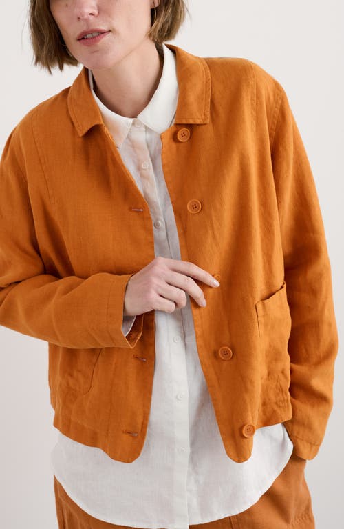 Seasalt Cornwall Arame Linen Jacket In Cumin