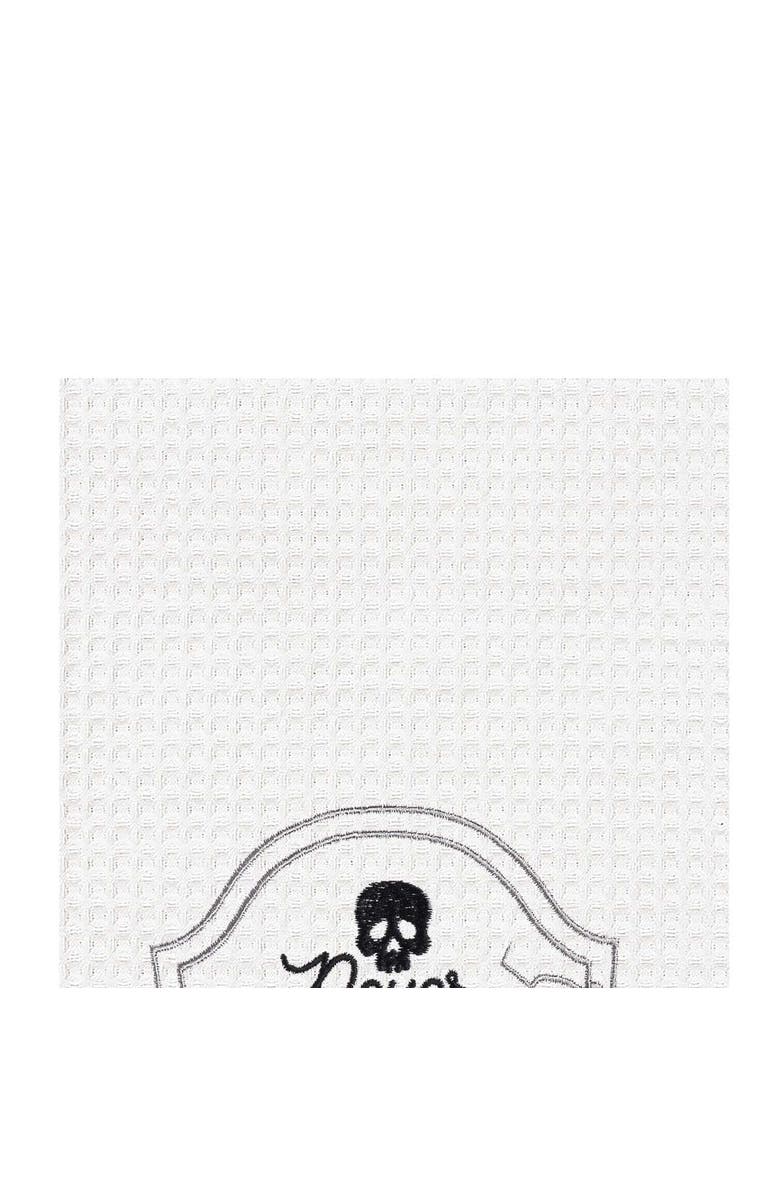 C&F Home Never Trust The Living Headstone Towel, Alternate, color, Black