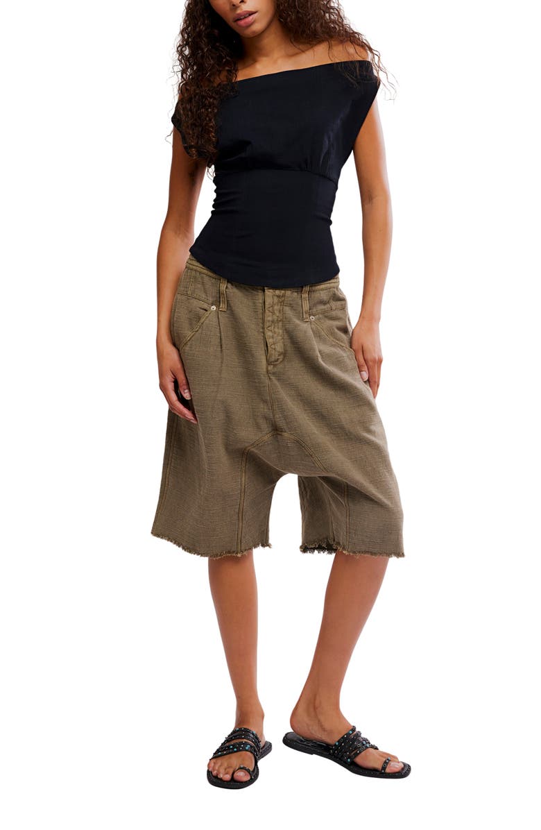 Free People Harper Off the Shoulder Top, Alternate, color, Black