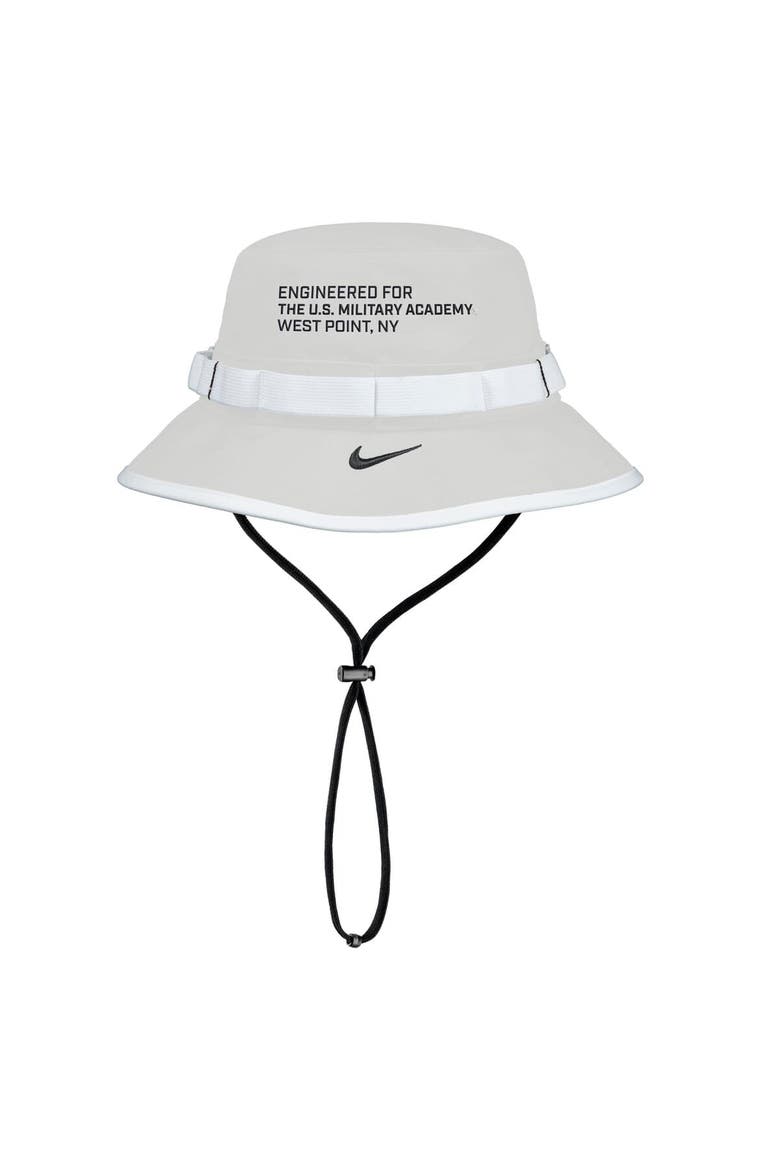 Men's Nike  Gray Army Black Knights 2025 On-Field Boonie Performance Bucket Hat, Alternate, color, Gray